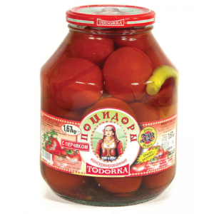 TODORKA - HOT TOMATOES WITH PEPPERONCINI 3.68lb 